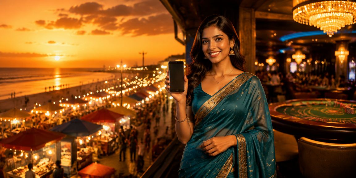 Popular slots gaming on mobile app in lively Chennai casino setting